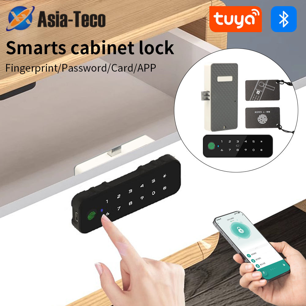 Furniture Hardware Suppliers - Tuya Bluetooth Smart Holz Schrank Fingerprint