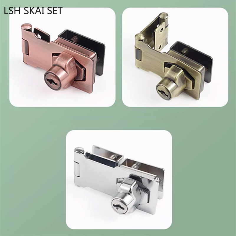 Furniture Hardware Stores - No-Punch-Glastür schloss Laden Vitrinen schloss Zink