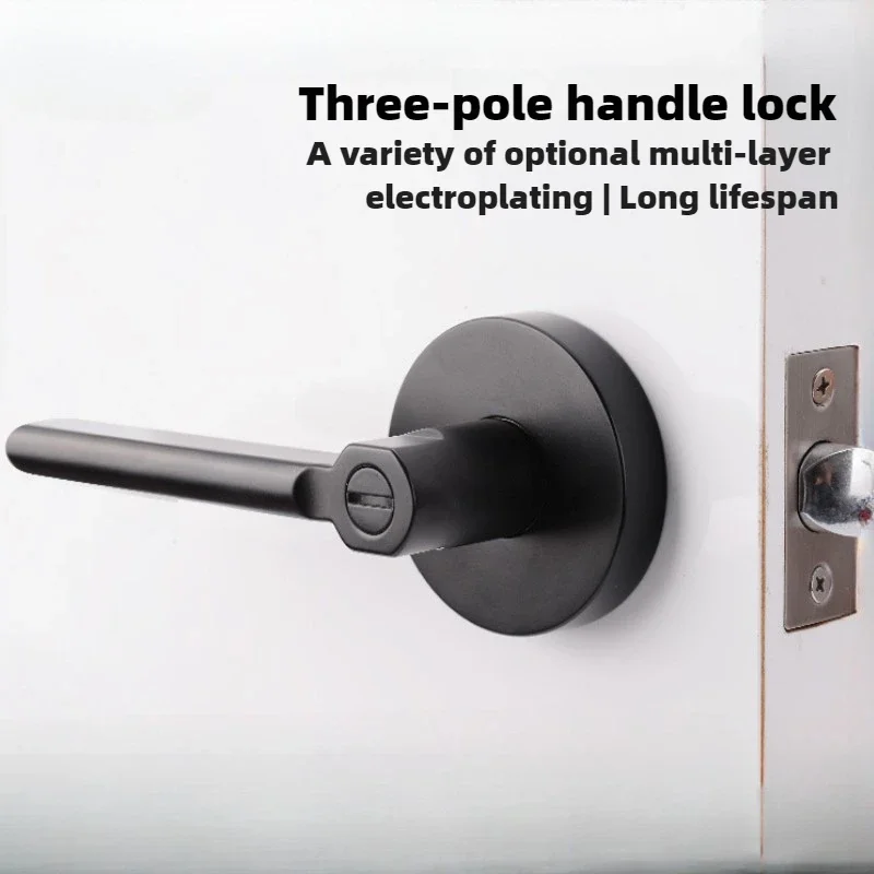 Door Handle Bar - Türgriff Türschloss Hochwertige Zinklegierung Ersatz-Kugelschloss Schlafzimmer