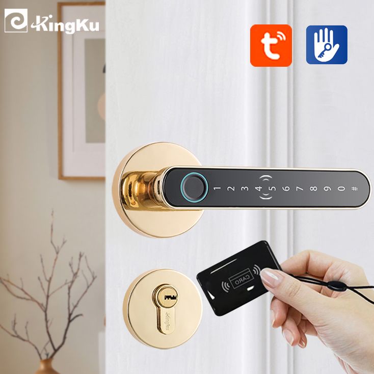 Door Handle Bar - Smart Fingerprint Türschloss Griff für zu