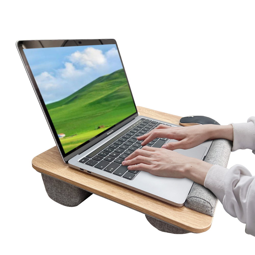 Furniture Hardware Suppliers - Mumucc Hölzerner Hängebett-Studientisch, tragbarer 15-Zoll-Laptop-Schreibtisch mit
