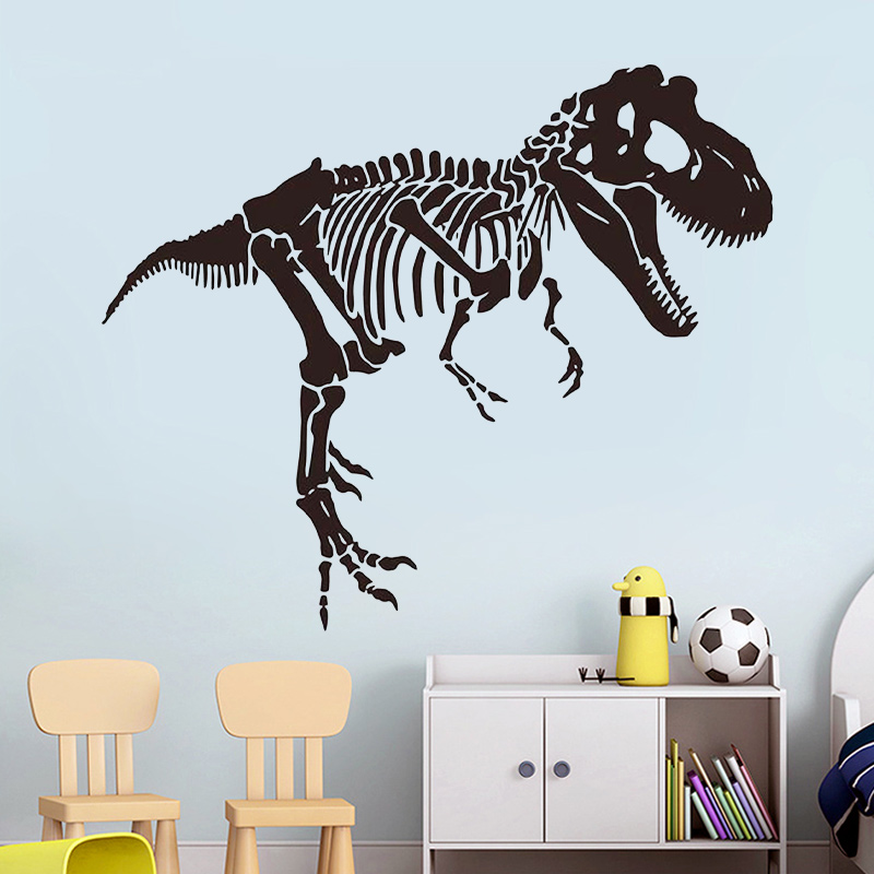 Furniture Paradise & Hardware Ghaziabad - Skelett T-Rex Dinosaurier Wandaufkleber Vinyl Heimdekoration