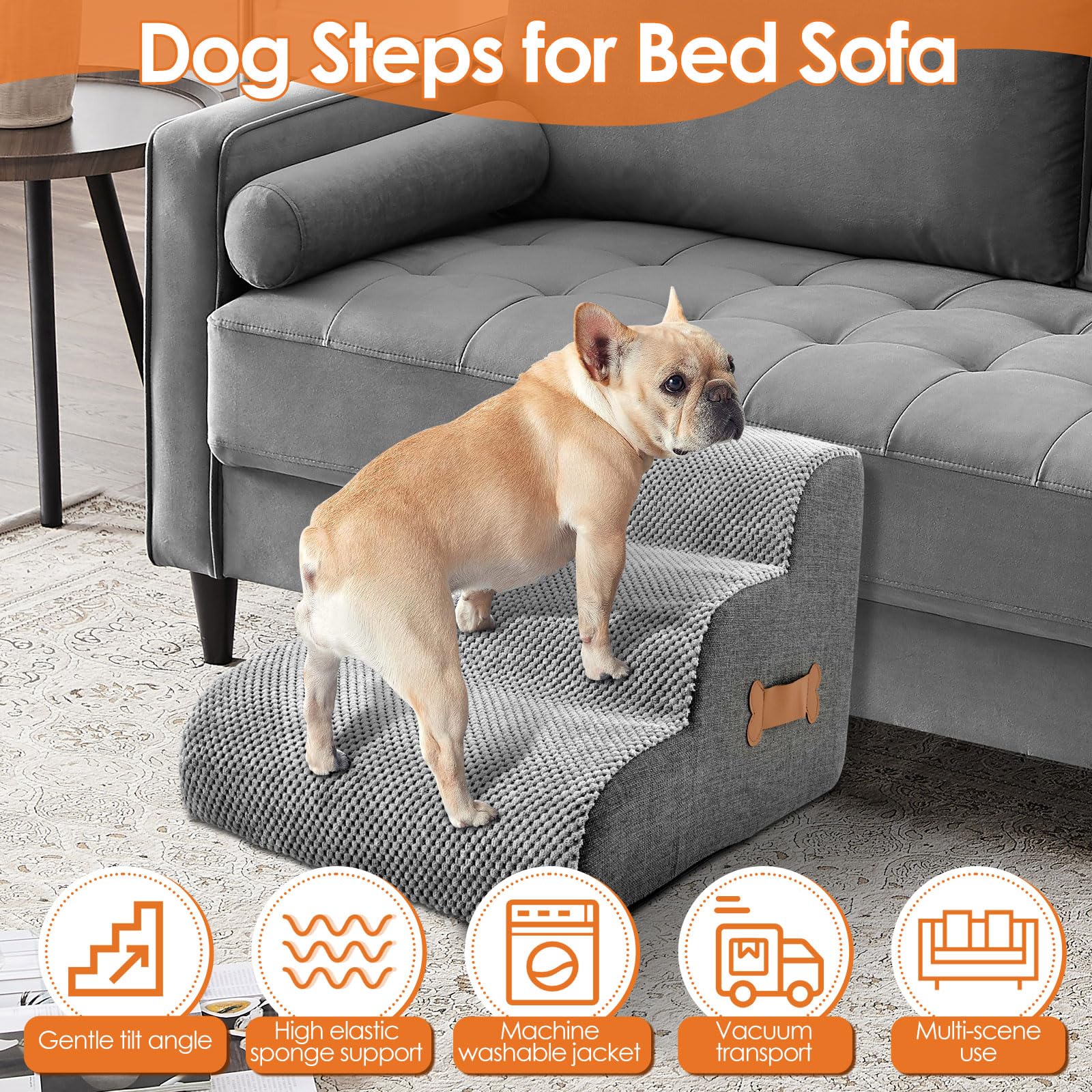 Furniture Hardware For Bed - Hunderampe mit Knochengriff für Sofa und