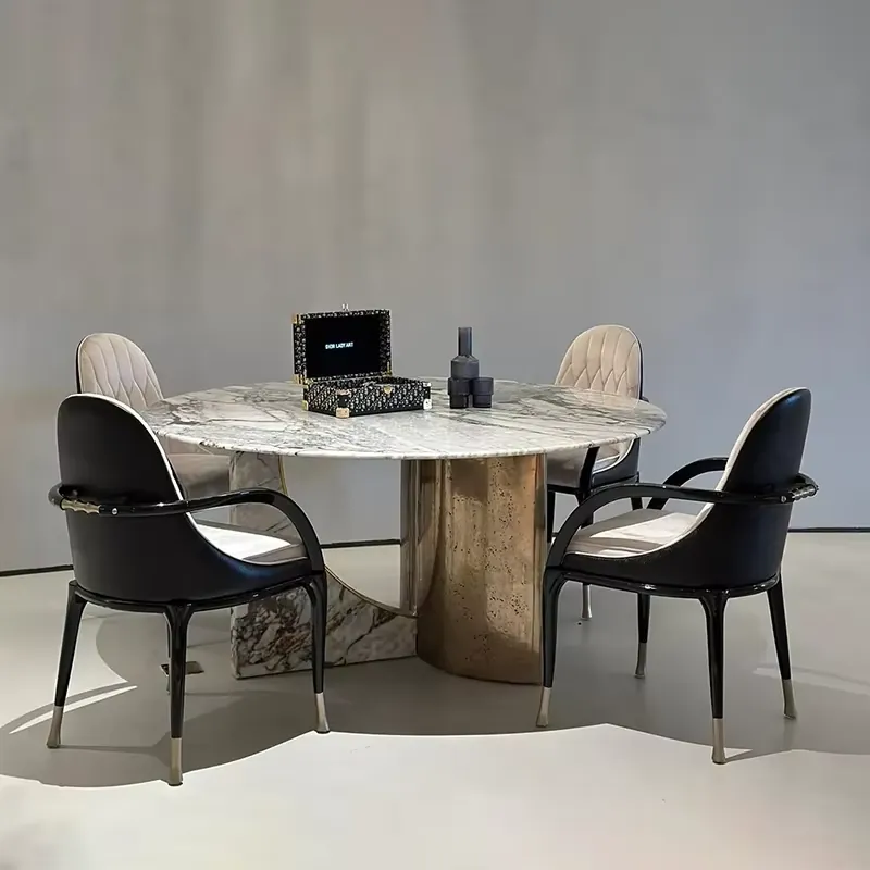 Furniture Leg Set - Nordischer Stil Esszimmermöbel 8-Sitzer Marmor Esstisch