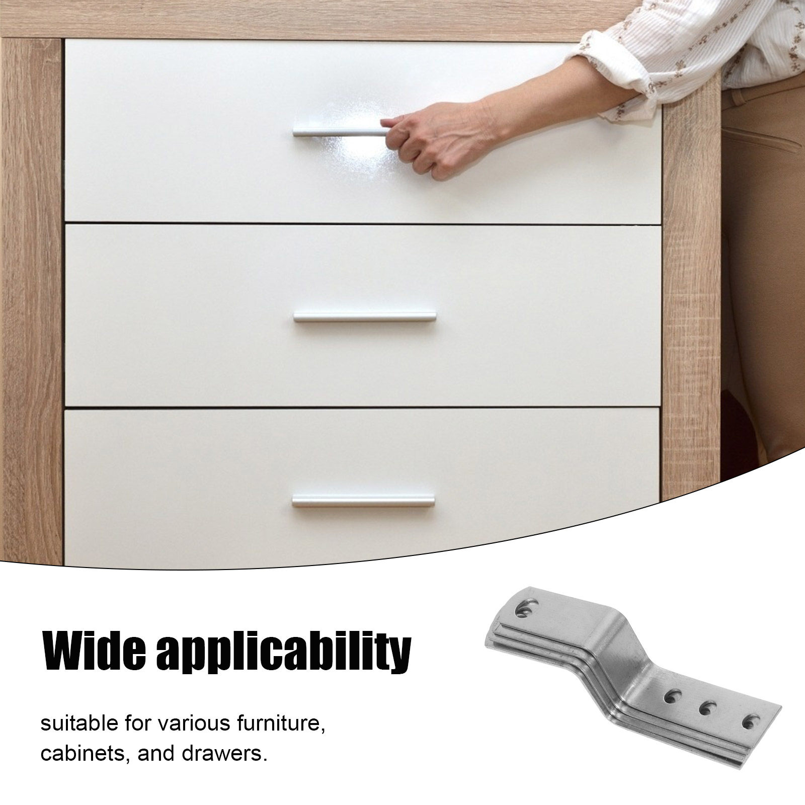 4 Stück Z-förmige Schubladenve – Furniture Hardware Photos Bewertung und Preis