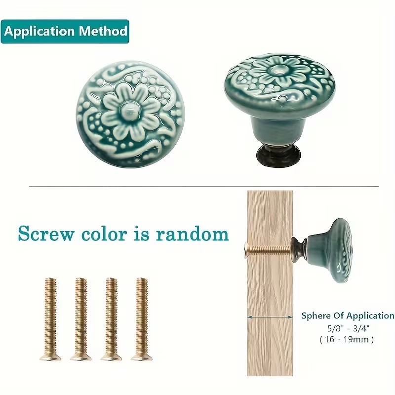 12 Stück Keramik-Schrankknöpfe – Furniture Hardware Suppliers Bewertung und Preis