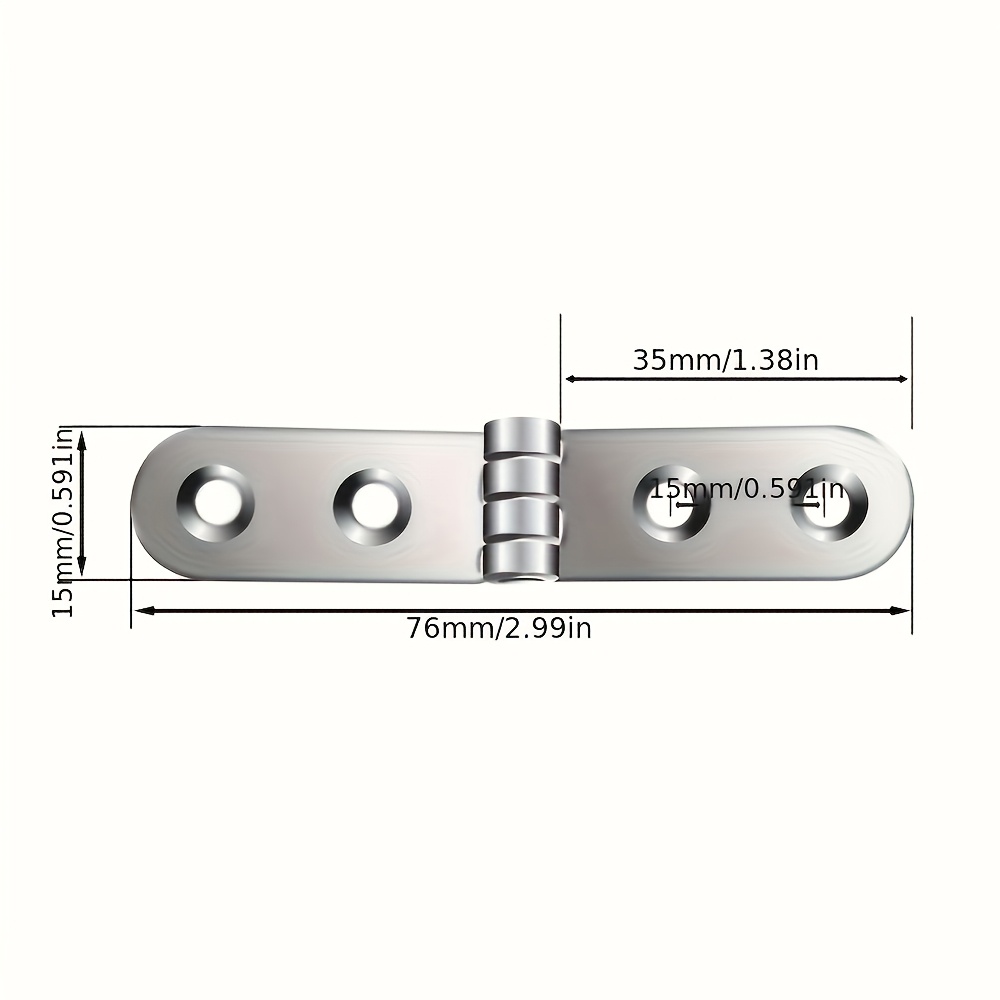 4 Stück faltbare Klappenscharn – Furniture Hardware Photos Bewertung und Preis