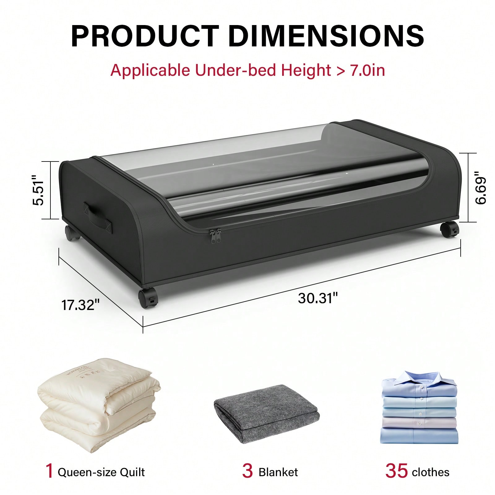 Unterbett-Aufbewahrungsbox mit – Furniture Hardware For Bed Bewertung und Preis
