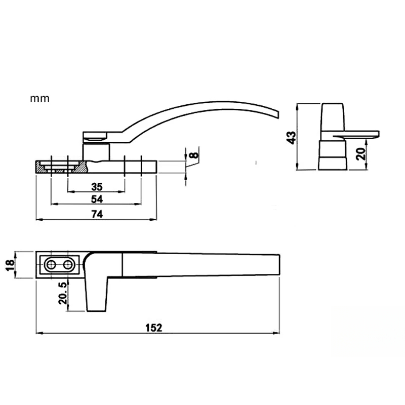 Links Rechts Hand Weiß Ersatz  – Furniture Hardware Fitting Bewertung und Preis